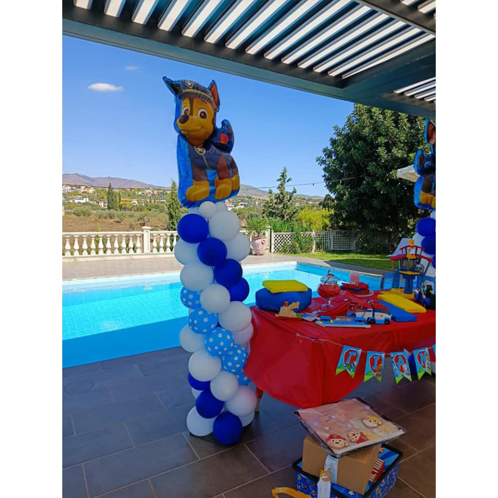 Θεματικές Στήλες Μπαλονιών Chase σε αλουμίνιο για εσωτερικό και εξωτερικό χώρο