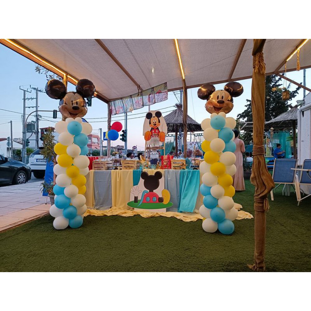 Θεματικές Στήλες Μπαλονιών Μίκυ Μάους σε αλουμίνιο για εσωτερικό και εξωτερικό χώρο