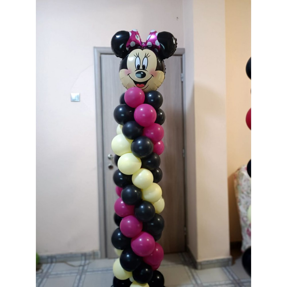 Θεματικές Στήλες Μπαλονιών Μίκυ και Μίνι σε αλουμίνιο για εσωτερικό και εξωτερικό χώρο