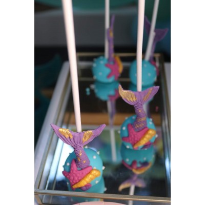 Cake pops Γοργόνα 40 τεμαχια 