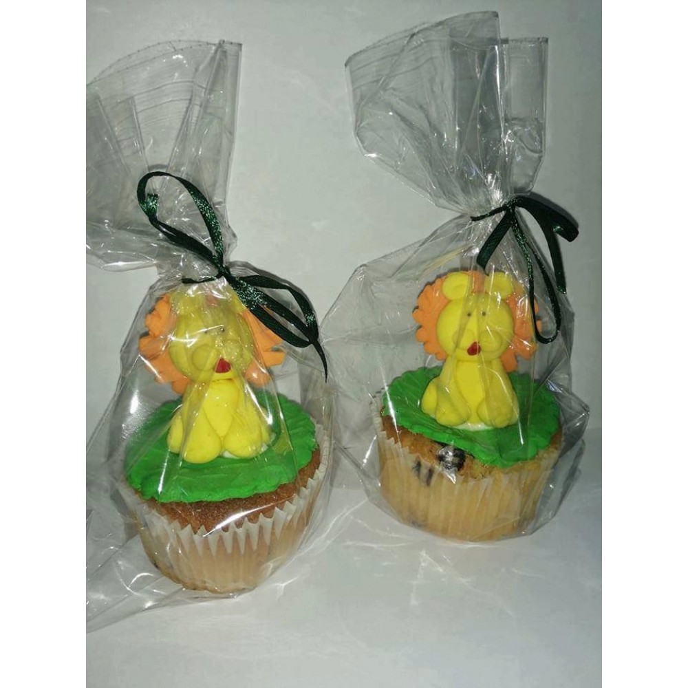 Cup Cakes Ζώα της Ζουγκλας  40 τεμαχια 