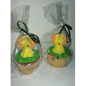 Cup Cakes Ζώα της Ζουγκλας  40 τεμαχια 