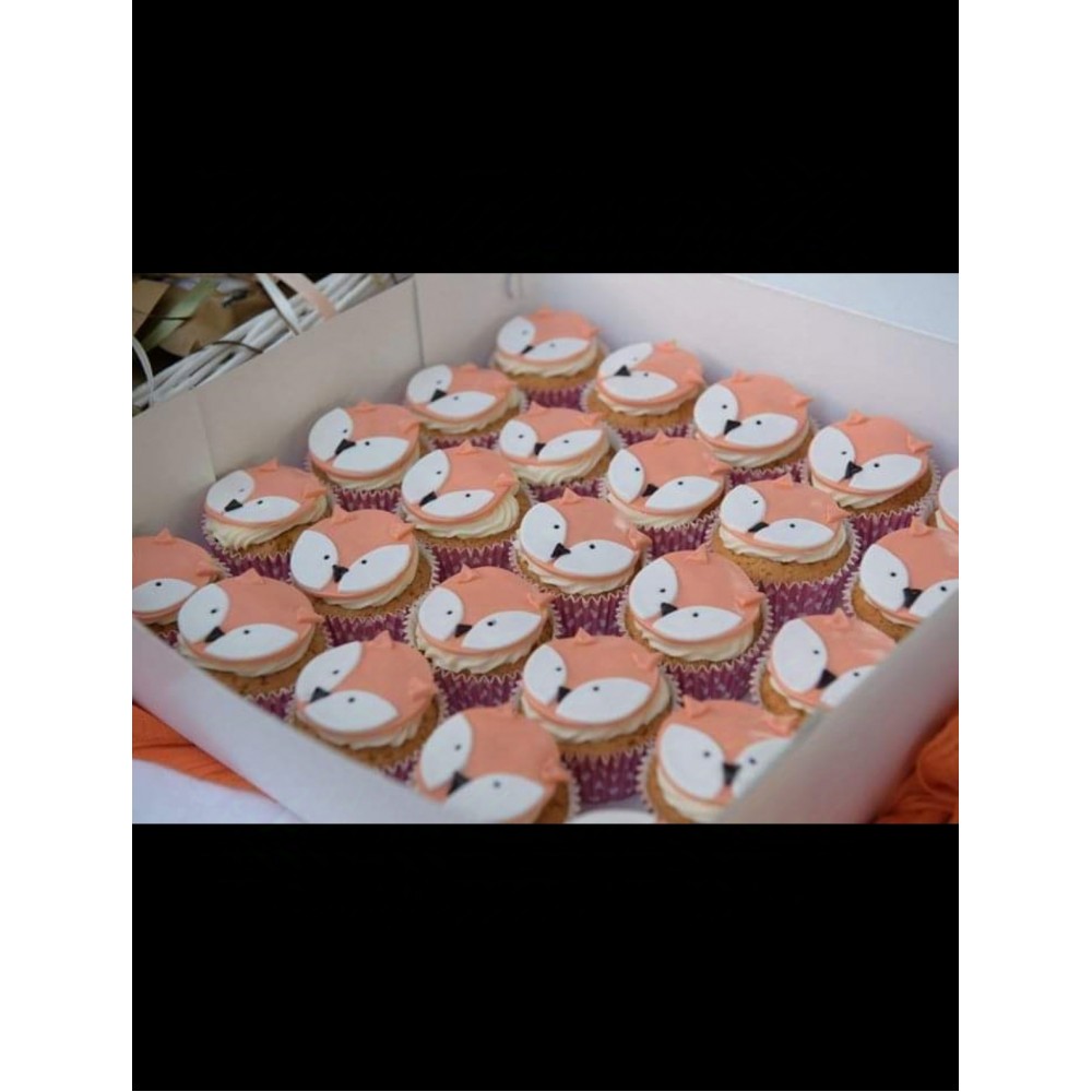 Cup Cakes  Ζωάκια 40 τεμαχια 