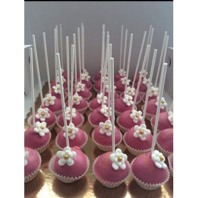 Cake pops flowers 40 τεμαχια 