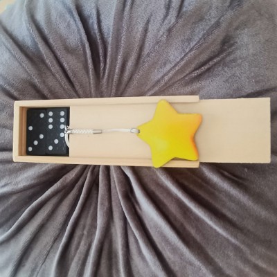 Θεματικό Παιδικό Δωράκι Ντόμινο με μπρελόκ Αστέρι(σετ 30τμχ)