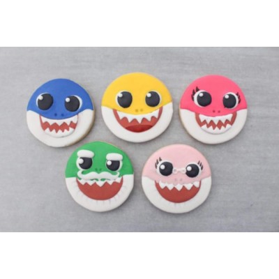 Μπισκότα Ζαχαροπαστας Baby Shark 40 τεμαχια 