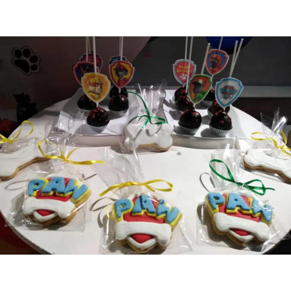 Μπισκότα Ζαχαροπαστας Paw patrols 40 τεμαχια 