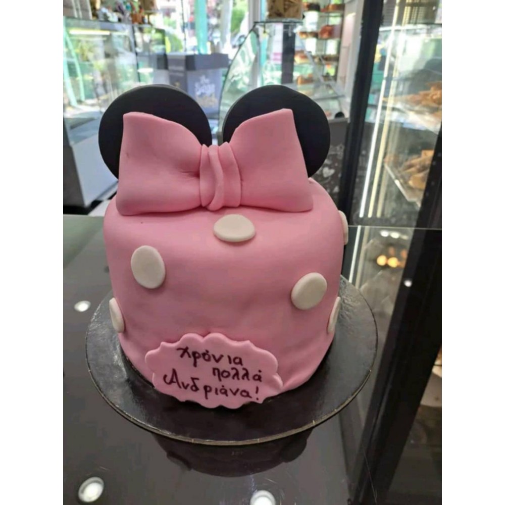 Τούρτα Ζαχαρόπαστας Μίνι  για 45 καλεσμένους διώροφη 