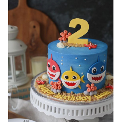 Τούρτα Ζαχαρόπαστας μπέιμπι  σάρκα για 25 καλεσμένους ένας οροφος