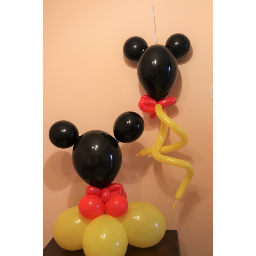 Συνθεση μπαλονιων Mickey small size  Centerpiece 