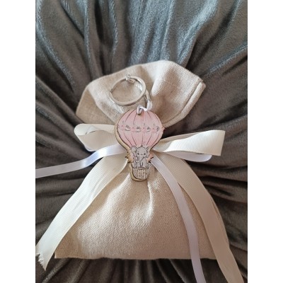 Μπομπονιέρα Αερόστατο Silver Line (100 τεμάχια) 