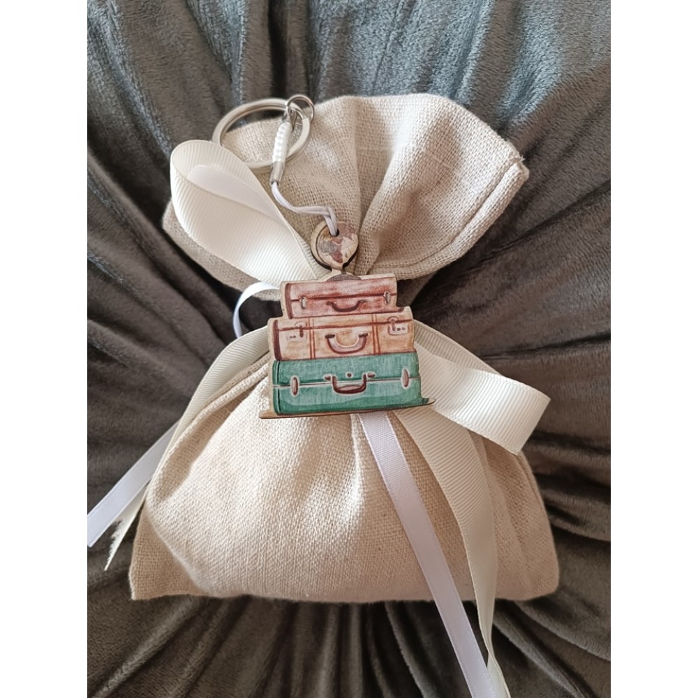 Μπομπονιέρα Ταξίδι Silver Line (100 τεμάχια) 