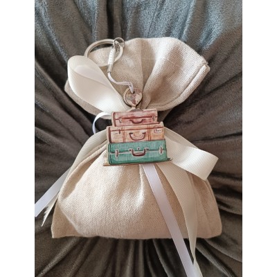 Μπομπονιέρα Ταξίδι Silver Line (100 τεμάχια) 