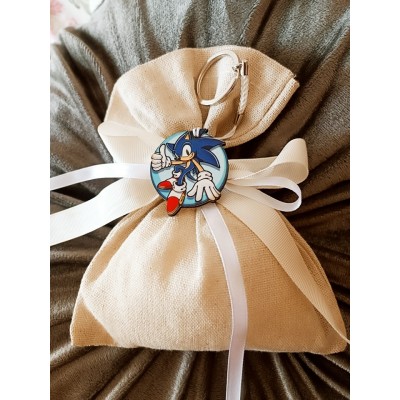 Μπομπονιέρα Σόνικ Silver Line (100 τεμάχια) 