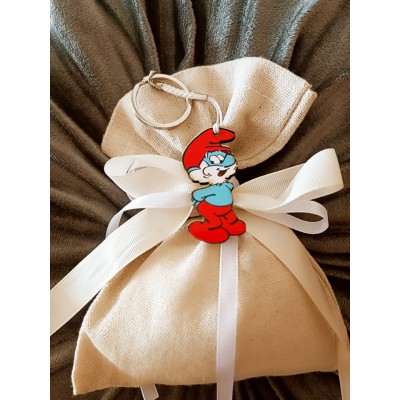 Μπομπονιέρα Μπάρμπα Στρούμφ Line (100 τεμάχια) 