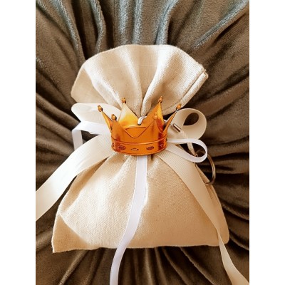 Μπομπονιέρα Κορώνα Silver Line (100 τεμάχια) 