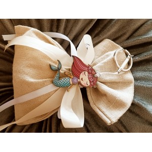 Θεματικό Πακέτο Βάπτισης Γοργόνα Silver 100 (προσκλητήριο, μπομπονι΄έρες, στολισμός, Candy bar και Salty bar)