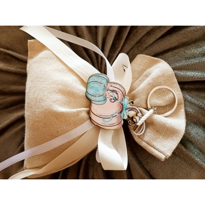 Μπομπονιέρα Κολοκύθα Silver Line (100 τεμάχια) 