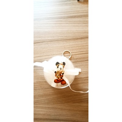 Μπομπονιέρα Μίκι Σαφάρι Silver Line Round Plexi (100 τεμάχια) 