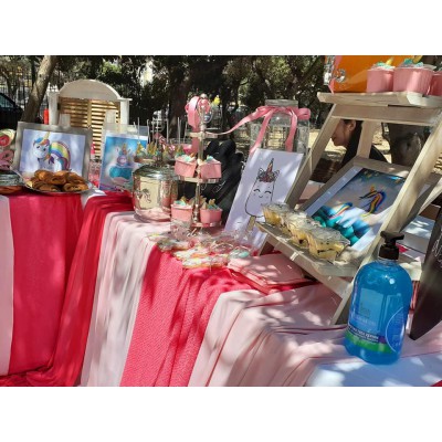 Θεματικό Salty/Candy bar Silver Μονοκερος (100 καλεσμένοι) 