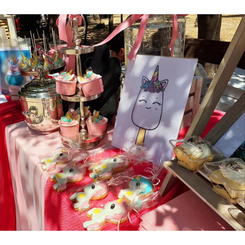 Θεματικό Salty/Candy bar Silver Μονοκερος (100 καλεσμένοι) 