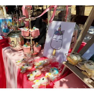 Θεματικό Salty/Candy bar Silver Μονοκερος (100 καλεσμένοι) 