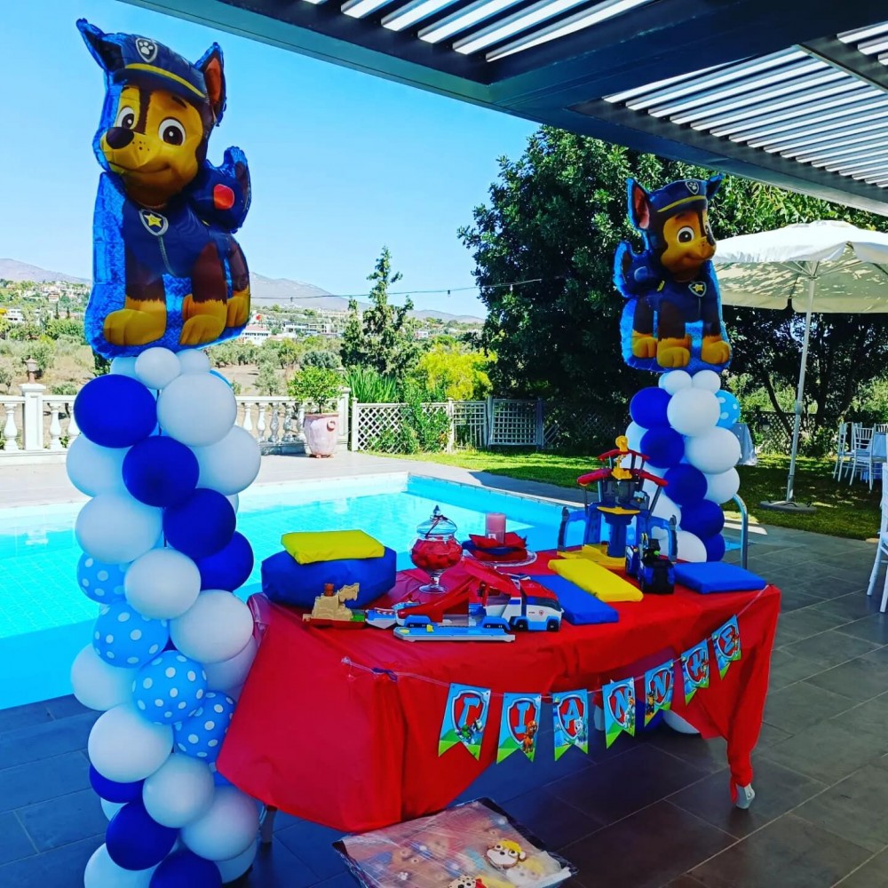 Θεματικές Στήλες Μπαλονιών Chase σε αλουμίνιο για εσωτερικό και εξωτερικό χώρο