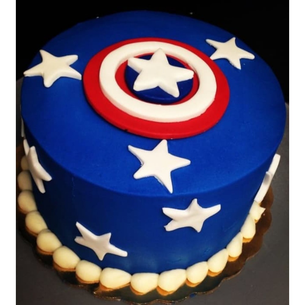 Τούρτα Ζαχαρόπαστας σούπερ ήρωας  για 25 καλεσμένους ένας οροφος